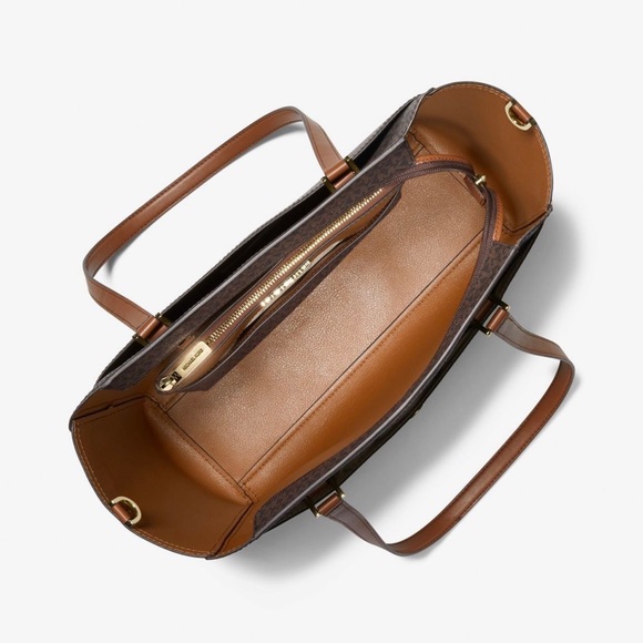 NWT Michael Kors MK Maisie 3 in 1 Leather Large Tote - Picture 11 of 12